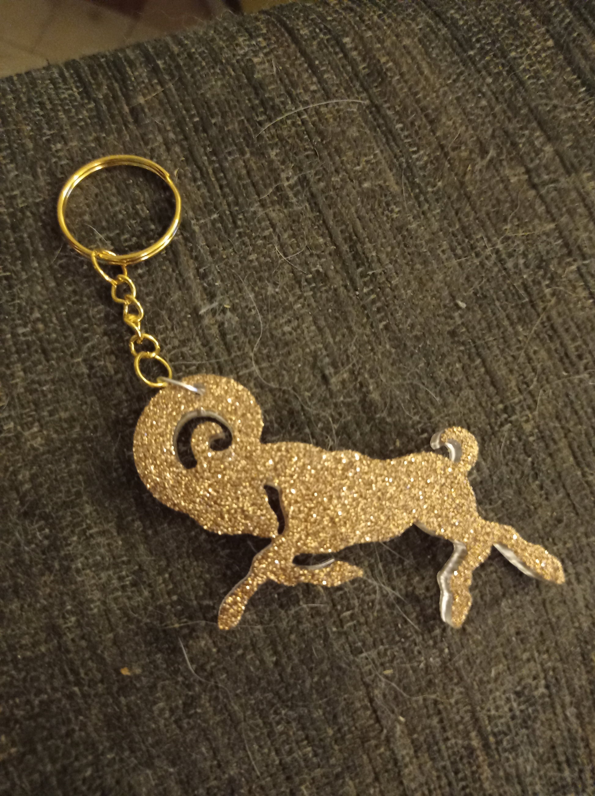Porte  clé bélier - Krearesine 