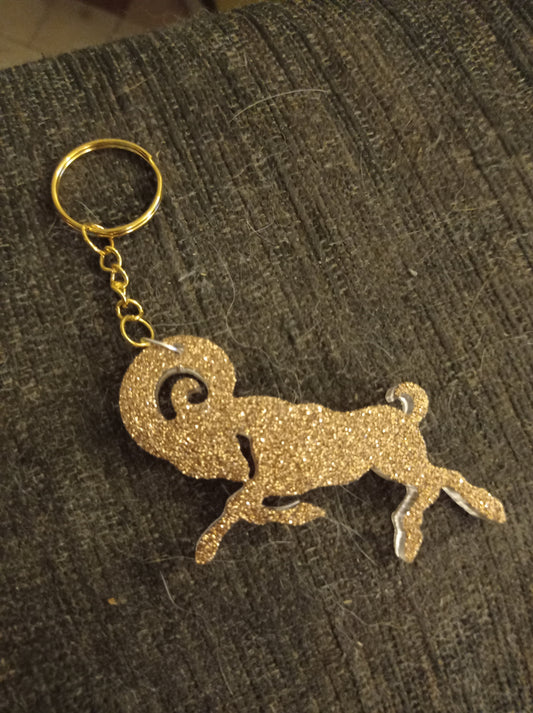 Porte  clé bélier - Krearesine 
