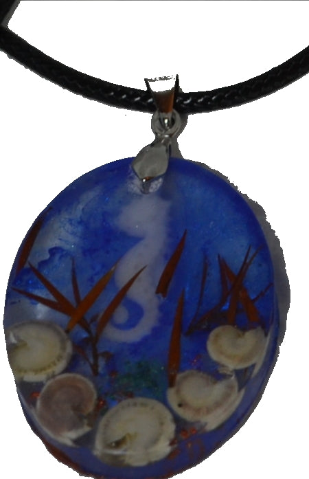 Pendentif  style Mer - Krearesine 