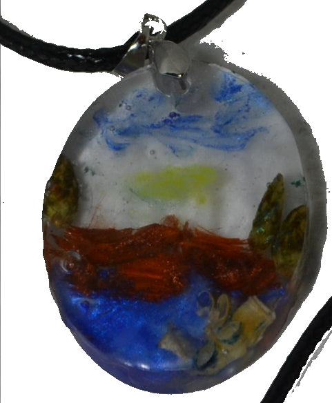 Pendentif  style Mer - Krearesine 