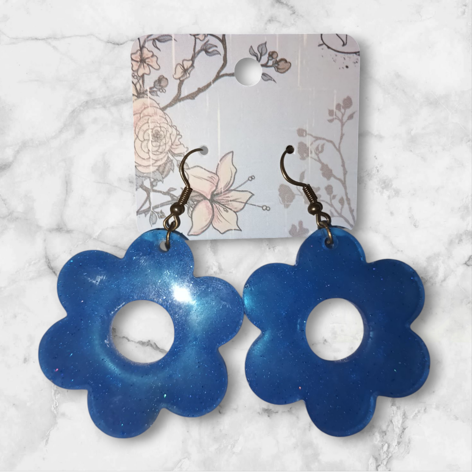 Boucle d'oreille design - Krearesine 
