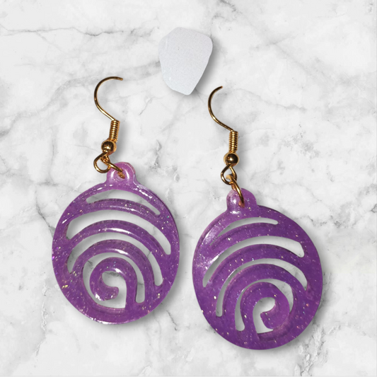 Boucle d'oreille design - Krearesine 