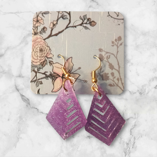 Boucle d'oreille design - Krearesine 