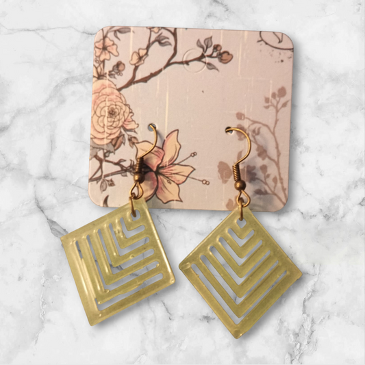 Boucle d'oreille design - Krearesine 