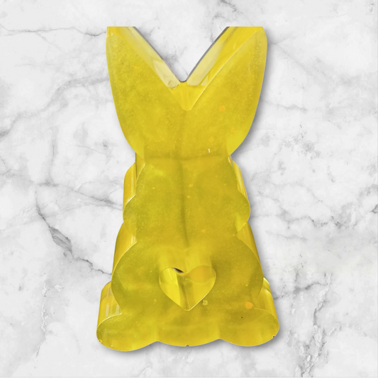 Lapin debout jaune - Krearesine 