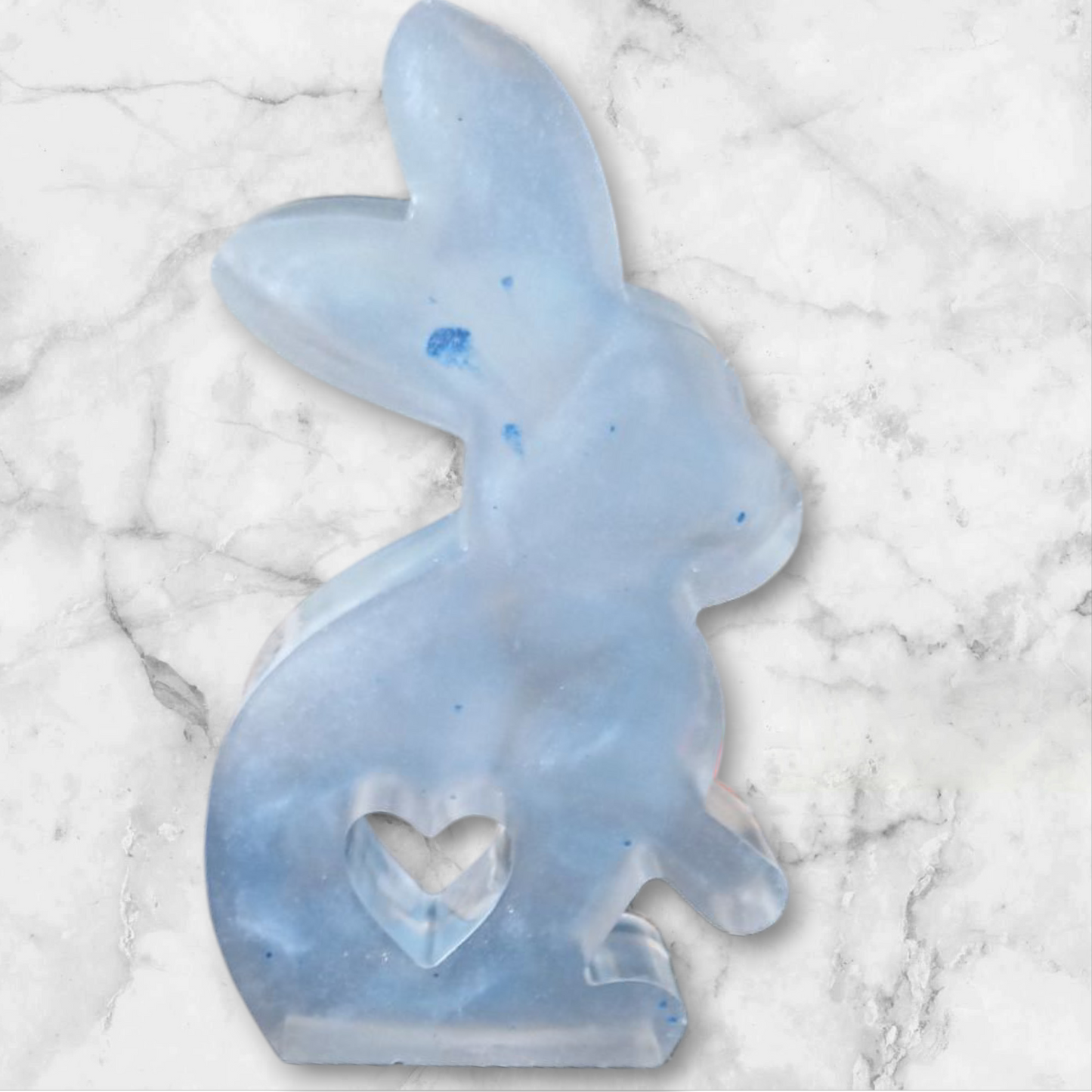 Lapin assis bleu - Krearesine 