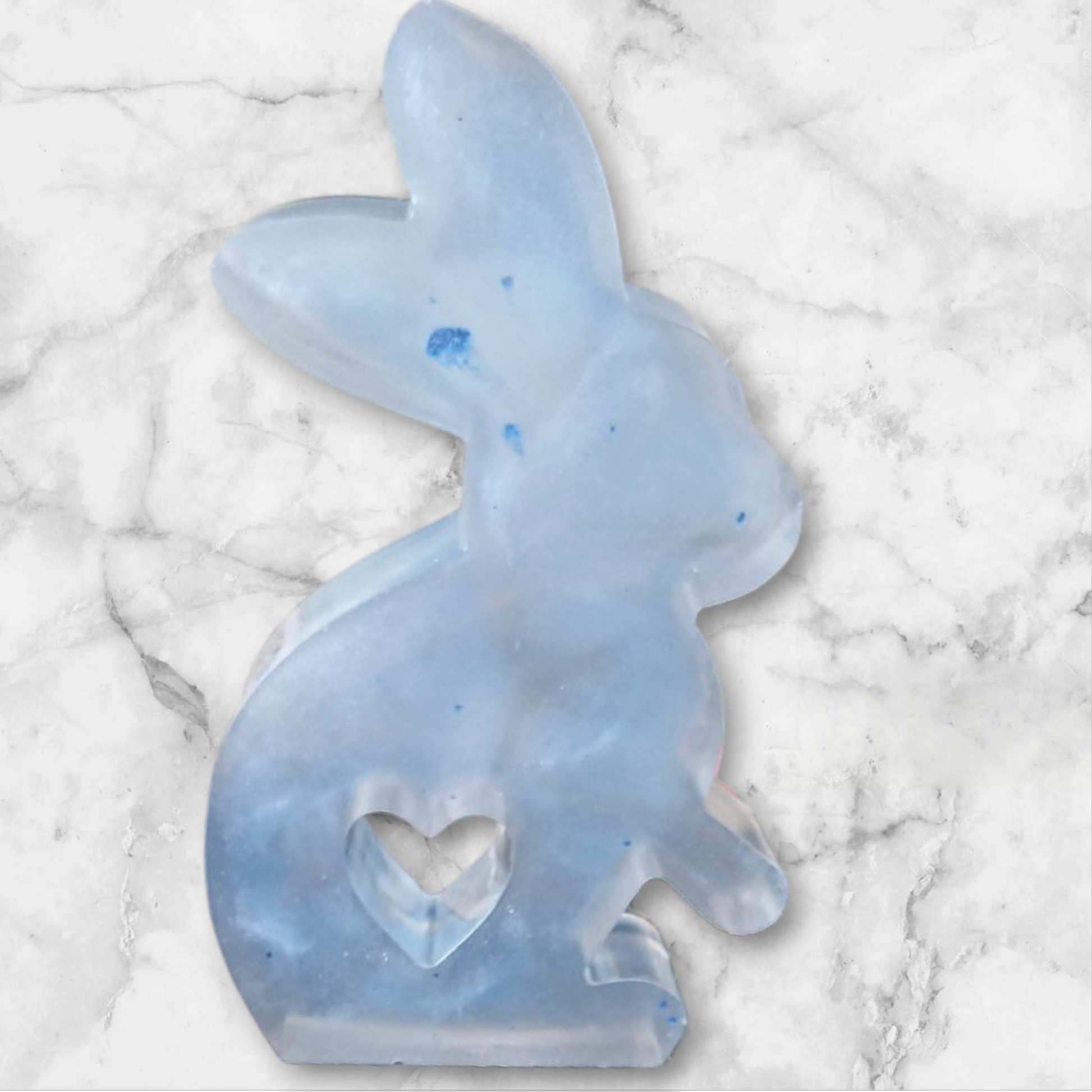 Lapin assis bleu - Krearesine 