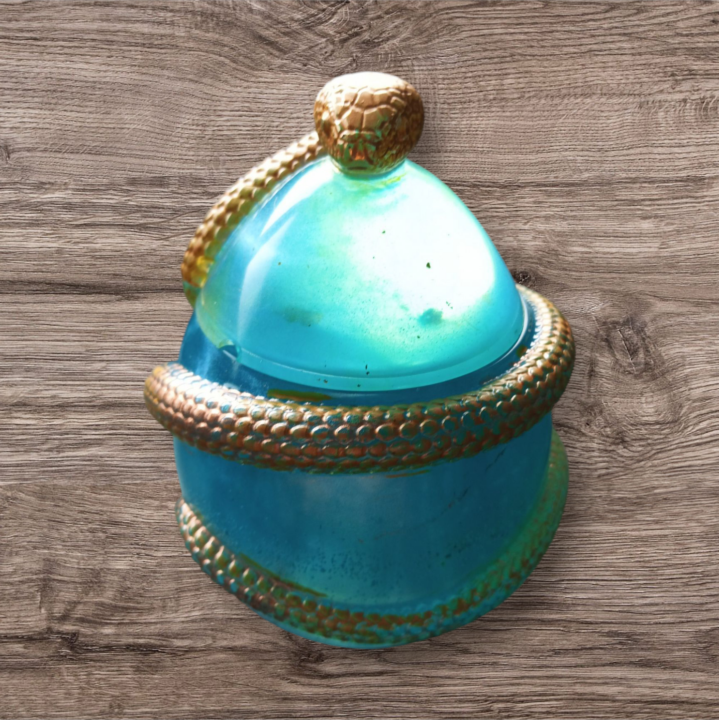 boite à bijoux ou salle de bain forme serpent - Krearesine 