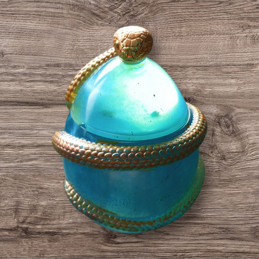 boite à bijoux ou salle de bain forme serpent - Krearesine 