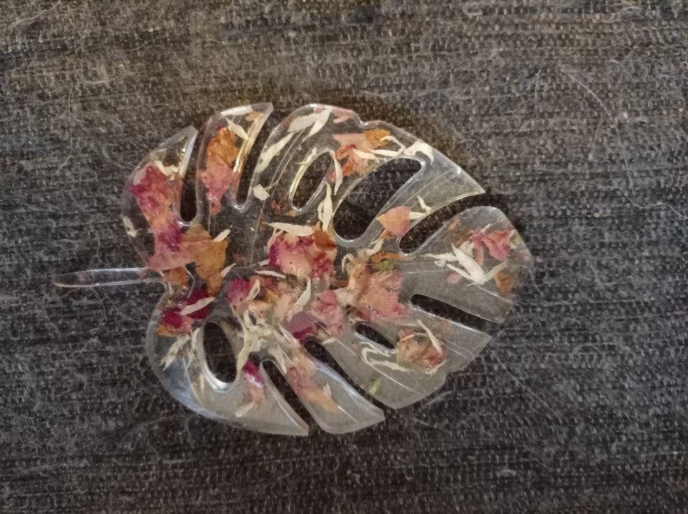 dessous de verre feuille - Krearesine 