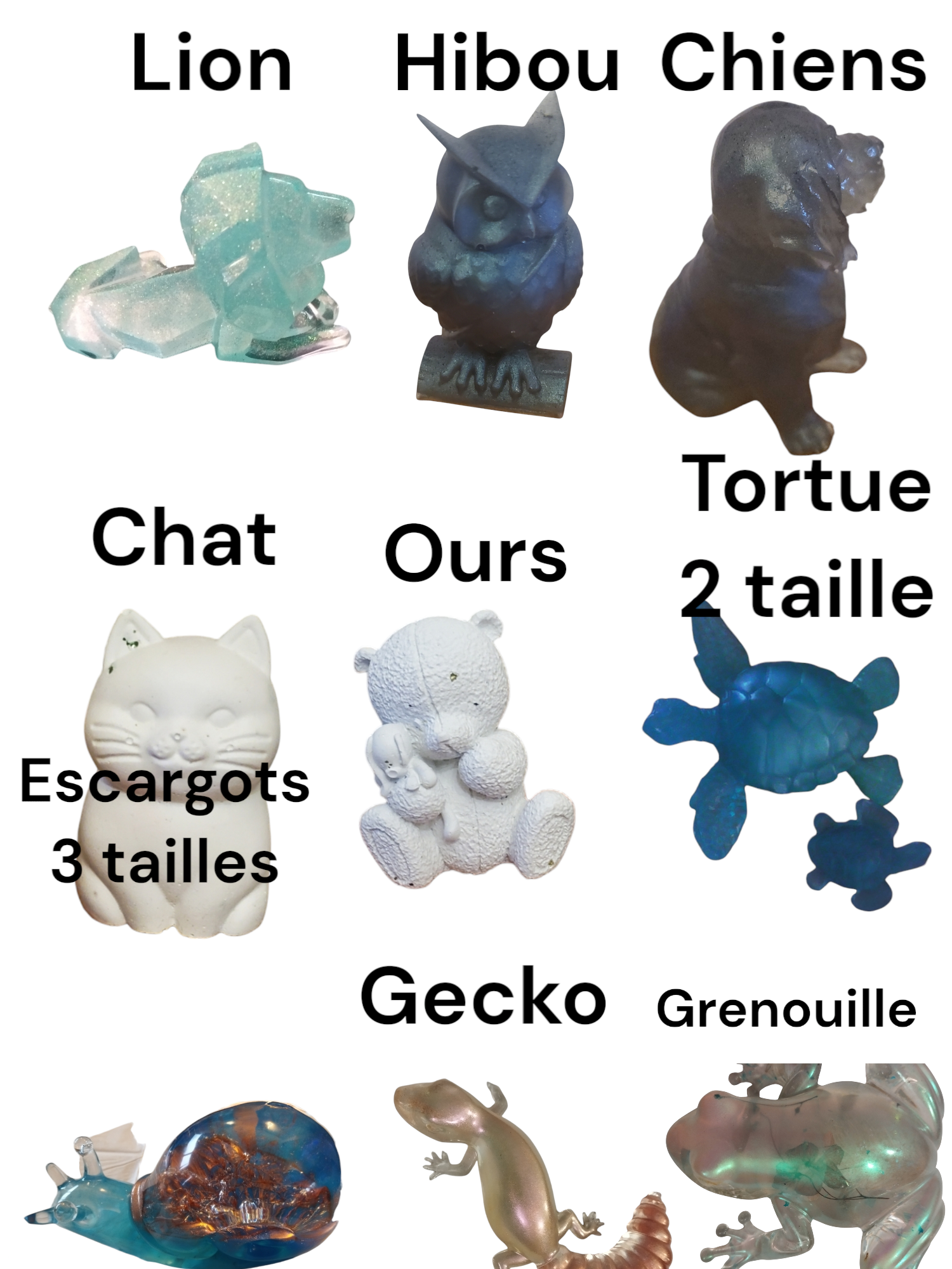 figurine animaux - Krearesine 