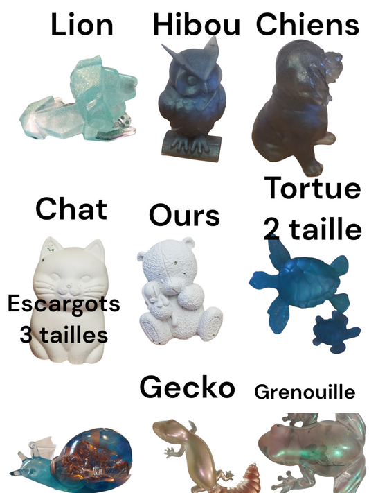 figurine animaux - Krearesine 