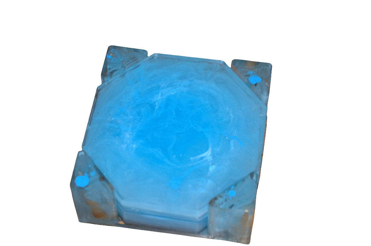Dessous  de verre avec son rangement - Krearesine 