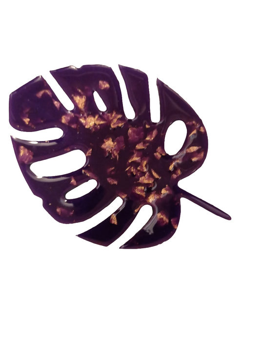 dessous de verre feuille - Krearesine 