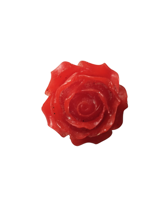 Magnets forme rose couleur rouge - Krearesine 