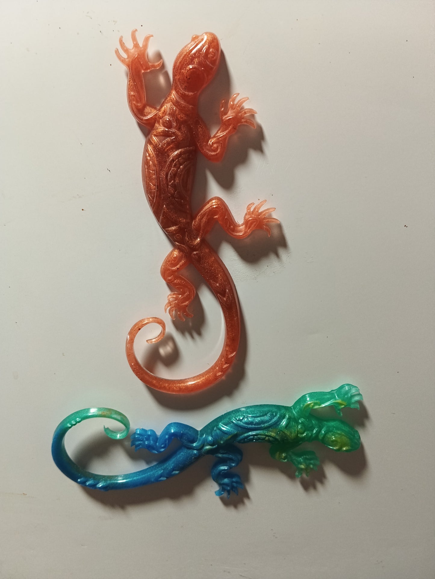 Lézard magnets cuivré - Krearesine 