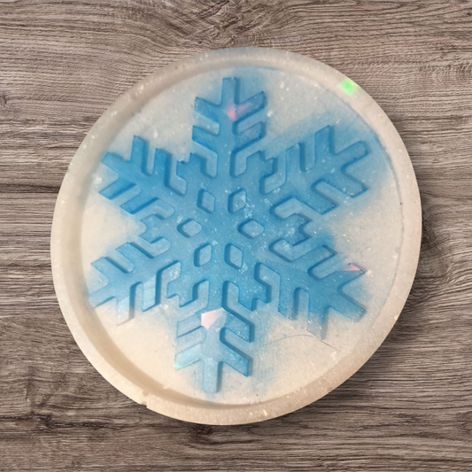 Dessous de verre noel flocon de neige