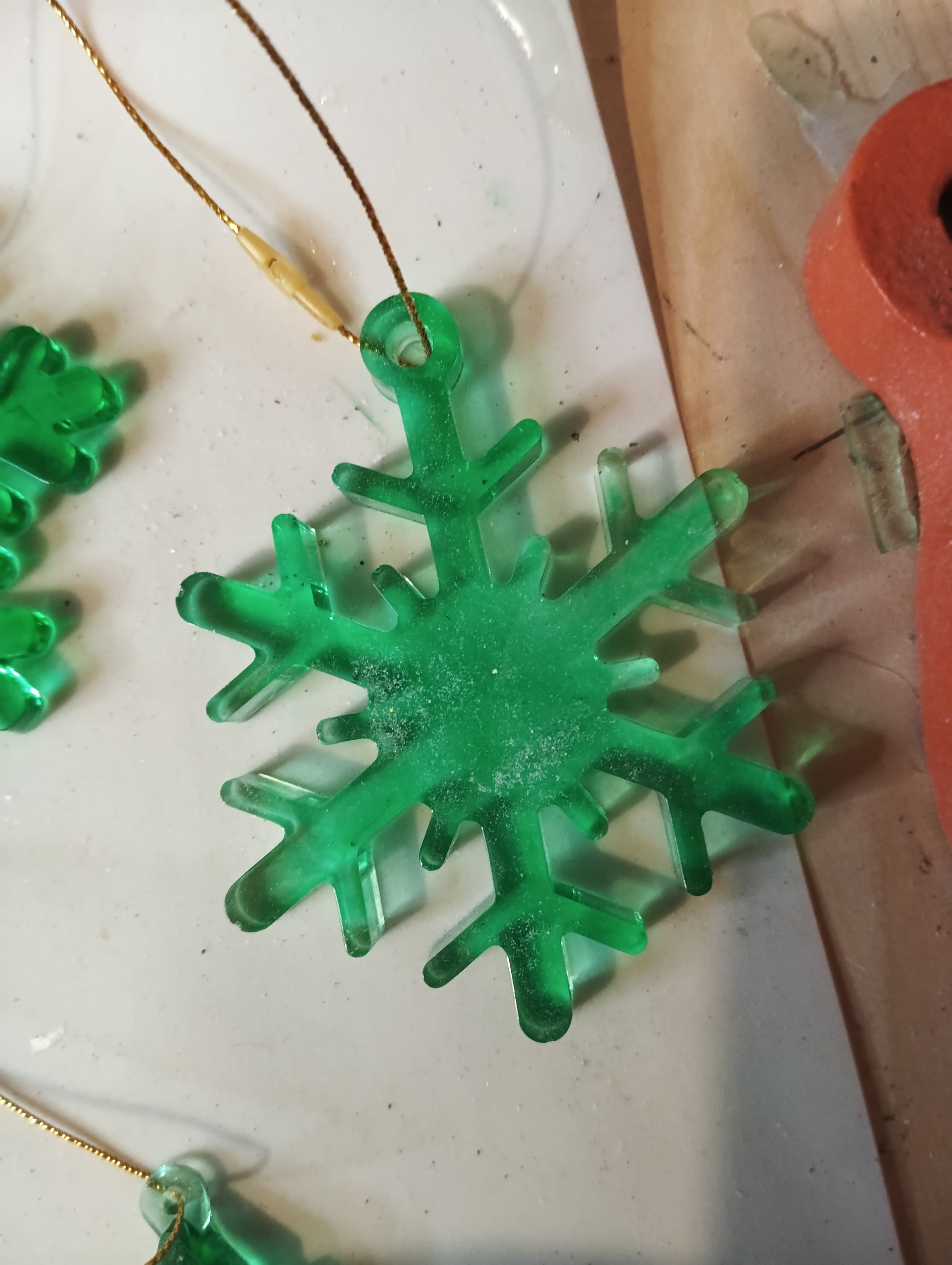 Décoration sapin flocon de neige - Krearesine 